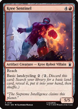 Kree Sentinel (141) [Marvel Super Heroes] foil