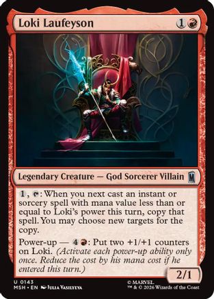 Loki Laufeyson (143) [Marvel Super Heroes] foil - Deck Out Gaming