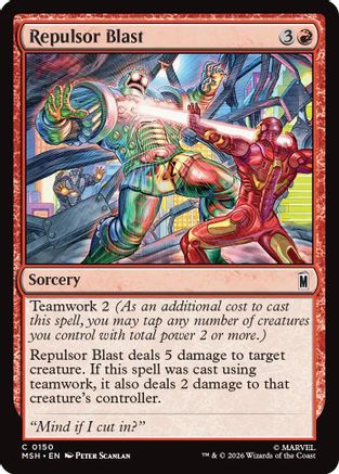 Repulsor Blast (150) [Marvel Super Heroes] foil - Deck Out Gaming