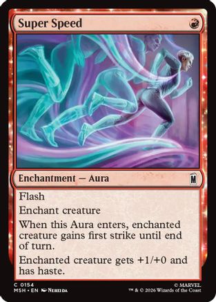 Super Speed (154) [Marvel Super Heroes] foil - Deck Out Gaming