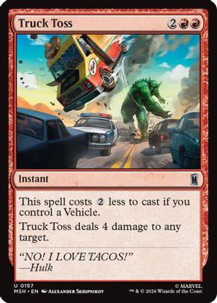 Truck Toss (157) [Marvel Super Heroes] - Deck Out Gaming