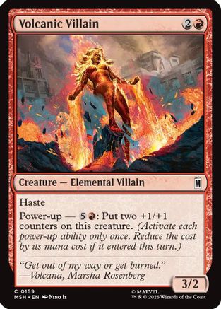 Volcanic Villain (159) [Marvel Super Heroes] foil - Deck Out Gaming