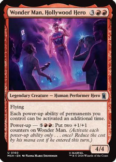 Wonder Man, Hollywood Hero (160) [Marvel Super Heroes] foil - Deck Out Gaming