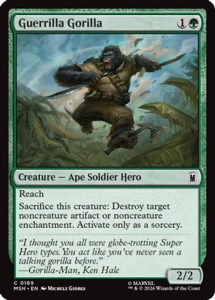 Guerrilla Gorilla (169) [Marvel Super Heroes] - Deck Out Gaming