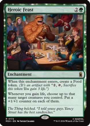 Heroic Feast (172) [Marvel Super Heroes] - Deck Out Gaming
