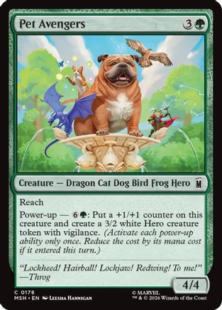 Pet Avengers (178) [Marvel Super Heroes] - Deck Out Gaming