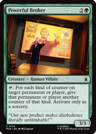 Powerful Broker (179) [Marvel Super Heroes] - Deck Out Gaming