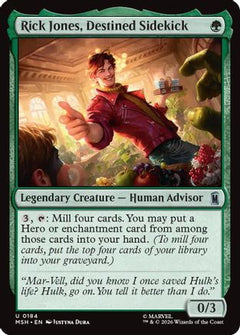 Rick Jones, Destined Sidekick (184) [Marvel Super Heroes] foil - Deck Out Gaming