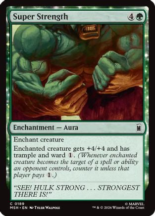 Super Strength (189) [Marvel Super Heroes] foil - Deck Out Gaming