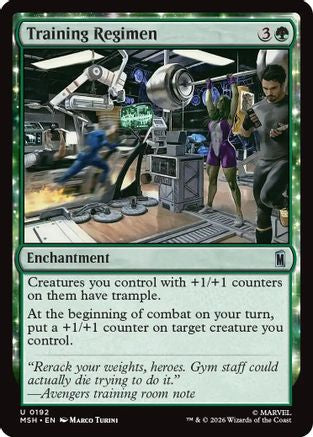 Training Regimen (192) [Marvel Super Heroes] foil - Deck Out Gaming