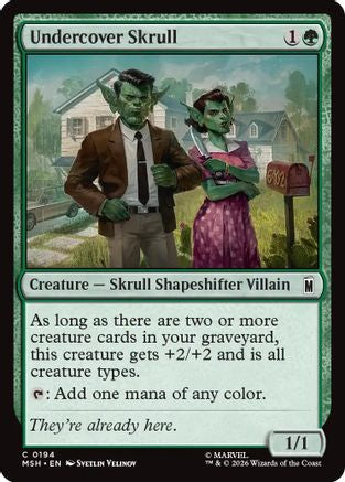 Undercover Skull (194) [Marvel Super Heroes] - Deck Out Gaming