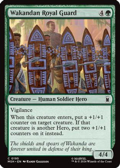 Wakandan Royal Guard (195) [Marvel Super Heroes] foil - Deck Out Gaming
