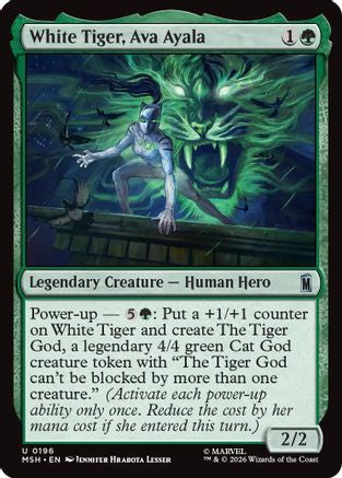 White Tiger, Ava Ayala (196) [Marvel Super Heroes] foil - Deck Out Gaming