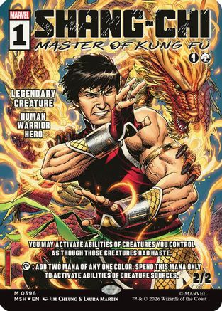 Shang-Chi, Master of Kung Fu (Showcase) (0396) (396) [Marvel Super Heroes] foil - Deck Out Gaming