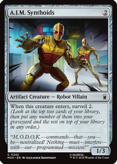 A.I.M. Synthoids (242) [Marvel Super Heroes] foil - Deck Out Gaming