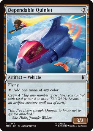 Dependable Quinjet (246) [Marvel Super Heroes] - Deck Out Gaming
