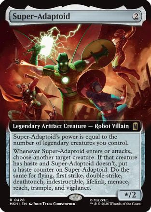 Super-Adaptoid (Extended Art) (428) [Marvel Super Heroes] foil - Deck Out Gaming