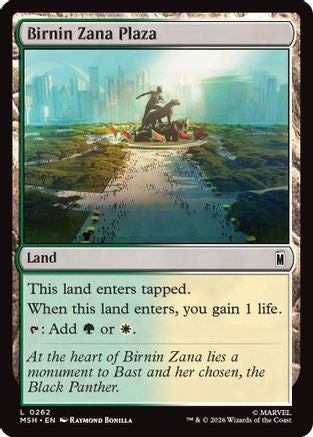 Birnin Zana Plaza (262) [Marvel Super Heroes] foil - Deck Out Gaming