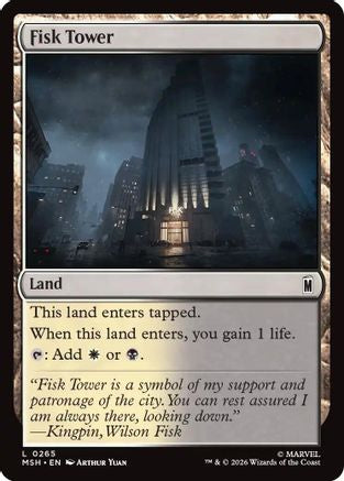 Fisk Tower (265) [Marvel Super Heroes] foil - Deck Out Gaming