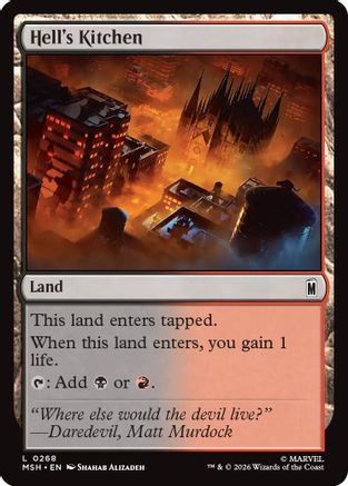 Hell's Kitchen (268) [Marvel Super Heroes] foil - Deck Out Gaming