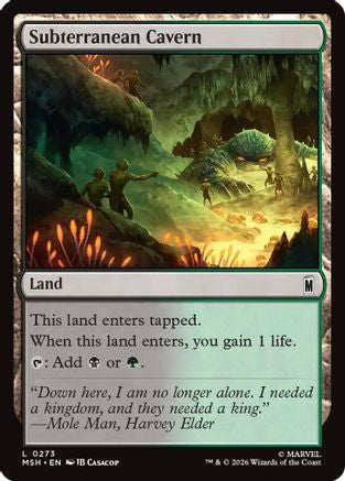 Subterranean Cavern (273) [Marvel Super Heroes] foil
