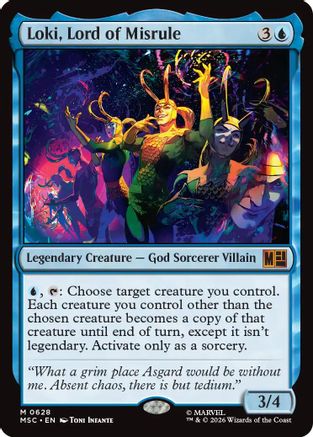 Loki, Lord of Misrule (628) [Commander: Marvel Super Heroes] foil - Deck Out Gaming