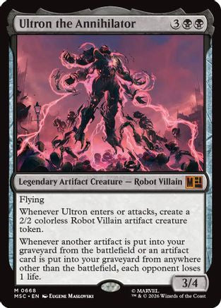 Ultron the Annihilator (668) [Commander: Marvel Super Heroes] - Deck Out Gaming