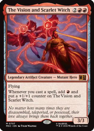 The Vision and Scarlet Witch (707) [Commander: Marvel Super Heroes] - Deck Out Gaming