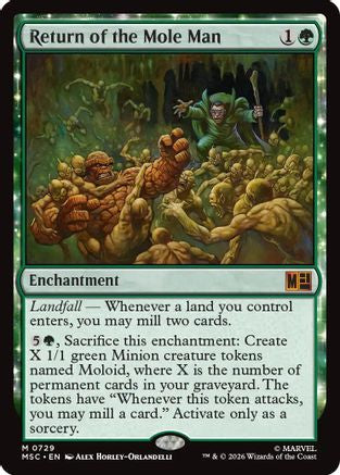 Return of the Mole Man (729) [Commander: Marvel Super Heroes] - Deck Out Gaming
