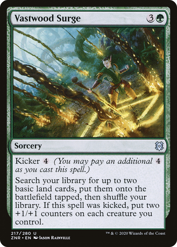 Vastwood Surge (217) [Zendikar Rising] - Deck Out Gaming