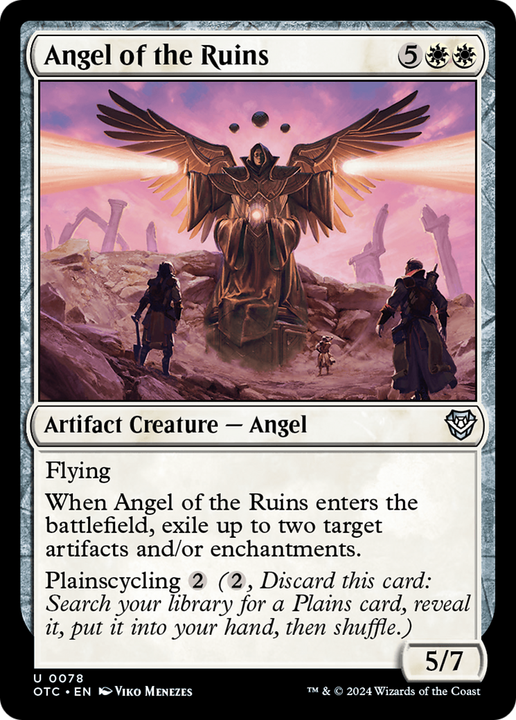 Angel of the Ruins (78) [Outlaws of Thunder Junction Commander] - Deck Out Gaming