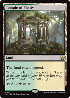 Temple of Plenty (703) [Foundations] - Deck Out Gaming