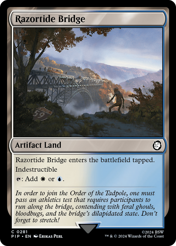 Razortide Bridge (281) [Fallout] foil - Deck Out Gaming