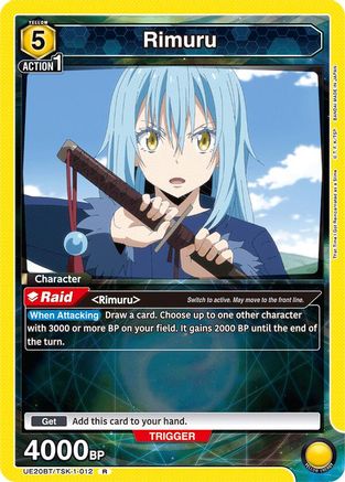 Rimuru (012) (UE20BT/TSK-1-012) [UE20BT: That Time I Got Reincarnated as a Slime] Foil-1