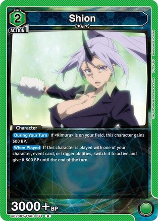 Shion (074) (UE20BT/TSK-1-074) [UE20BT: That Time I Got Reincarnated as a Slime] Foil - Deck Out Gaming