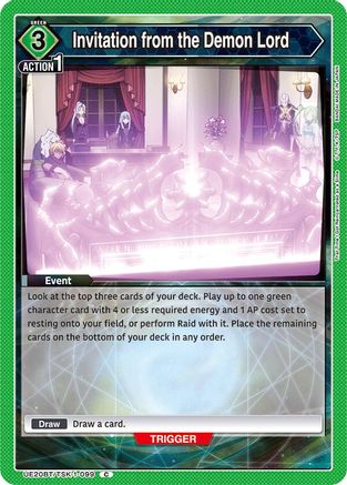 Invitation from the Demon Lord (UE20BT/TSK-1-099) [UE20BT: That Time I Got Reincarnated as a Slime]-1
