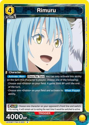 Rimuru (003) (UE20BT/TSK-2-003) [UE20BT: That Time I Got Reincarnated as a Slime] Foil-1
