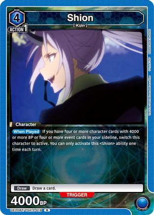 Shion (019) (UE20BT/TSK-2-019) [UE20BT: That Time I Got Reincarnated as a Slime] Foil - Deck Out Gaming