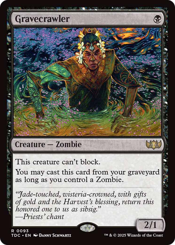 Gravecrawler (93) [Commander: Tarkir: Dragonstorm] - Deck Out Gaming
