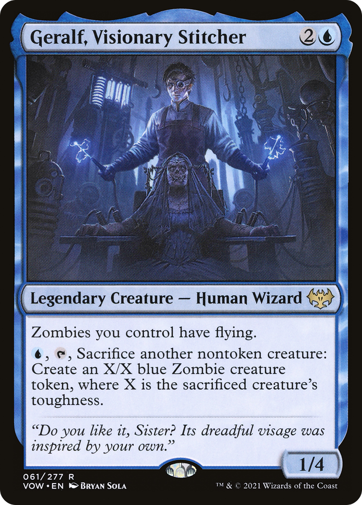 Geralf, Visionary Stitcher (61) [Innistrad: Crimson Vow] - Deck Out Gaming