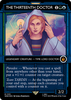 The Thirteenth Doctor (Showcase) (Surge Foil) (1155) [Doctor Who] foil - Deck Out Gaming