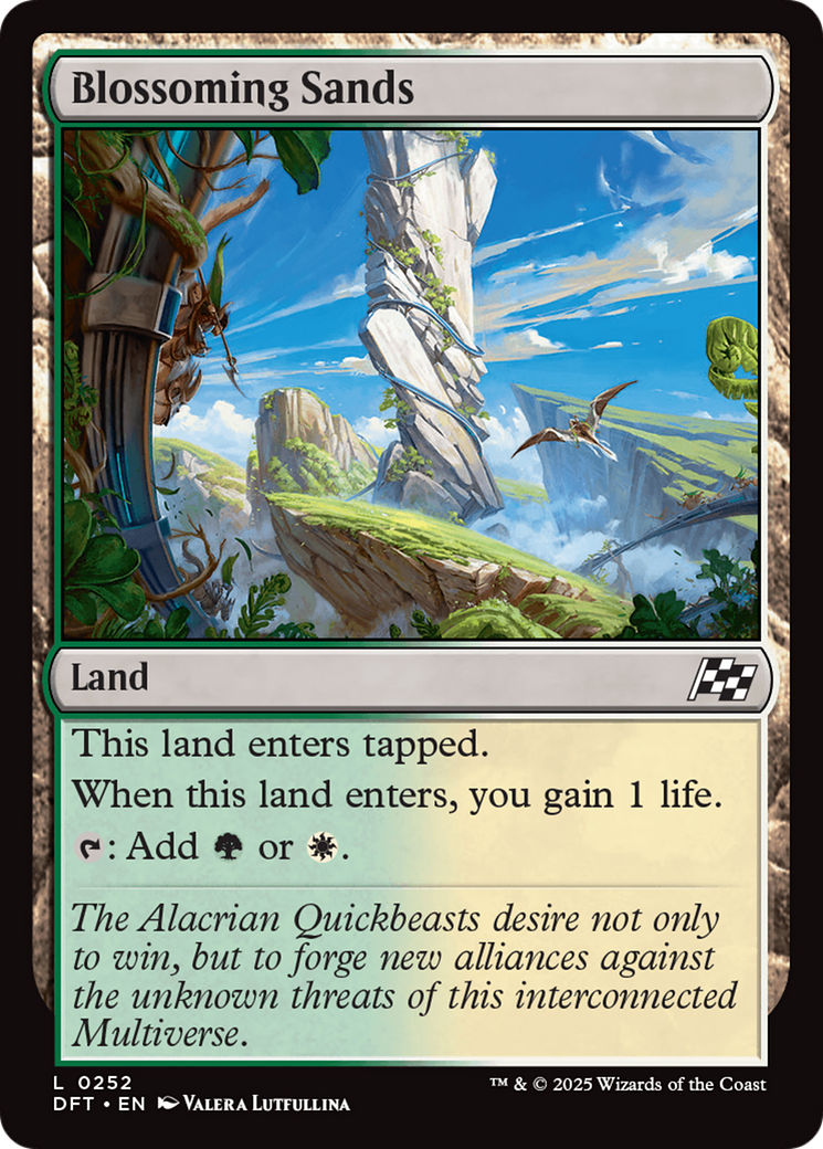 Blossoming Sands (252) [Aetherdrift] - Deck Out Gaming