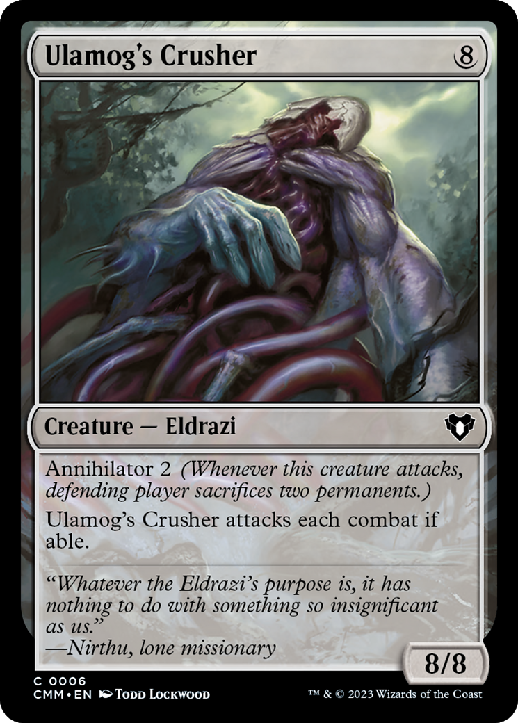 Ulamog's Crusher (6) [Commander Masters] foil - Deck Out Gaming