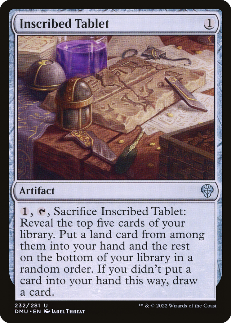 Inscribed Tablet (232) [Dominaria United] foil - Deck Out Gaming