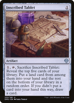 Inscribed Tablet (232) [Dominaria United] foil - Deck Out Gaming