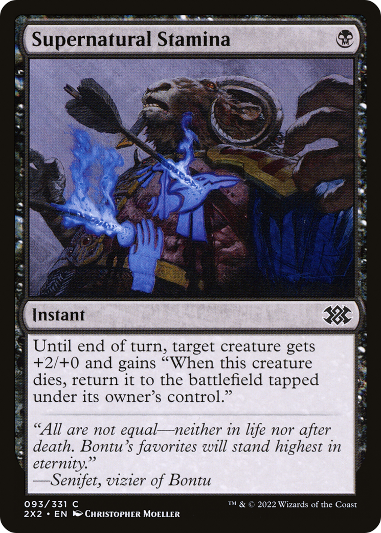 Supernatural Stamina (93) [Double Masters 2022] foil - Deck Out Gaming