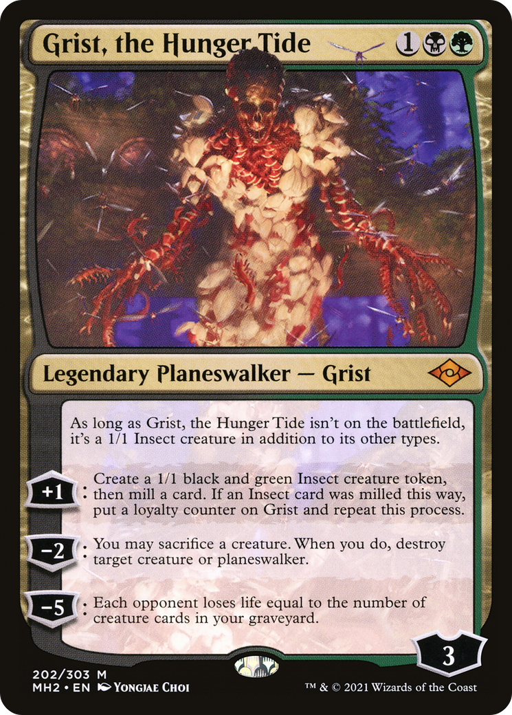 Grist, the Hunger Tide (202) [Modern Horizons 2] foil - Deck Out Gaming