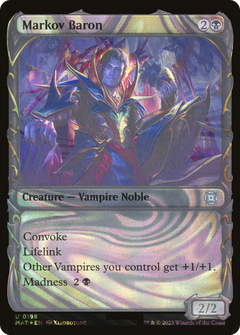 Markov Baron (Halo Foil) (198) [March of the Machine: The Aftermath] foil - Deck Out Gaming