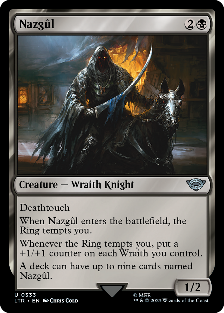 Nazgul (0333) (333) [The Lord of the Rings: Tales of Middle-earth] foil - Deck Out Gaming
