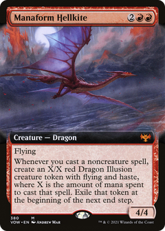 Manaform Hellkite (Extended Art) (380) [Innistrad: Crimson Vow] - Deck Out Gaming